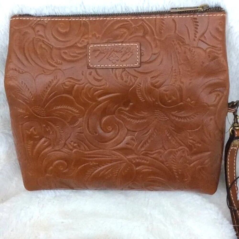 Patricia Nash Leather Wristlet Handbag NWT - Picture 12 of 16